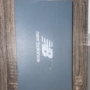 New Balance Blue Shoe Box with White Logo